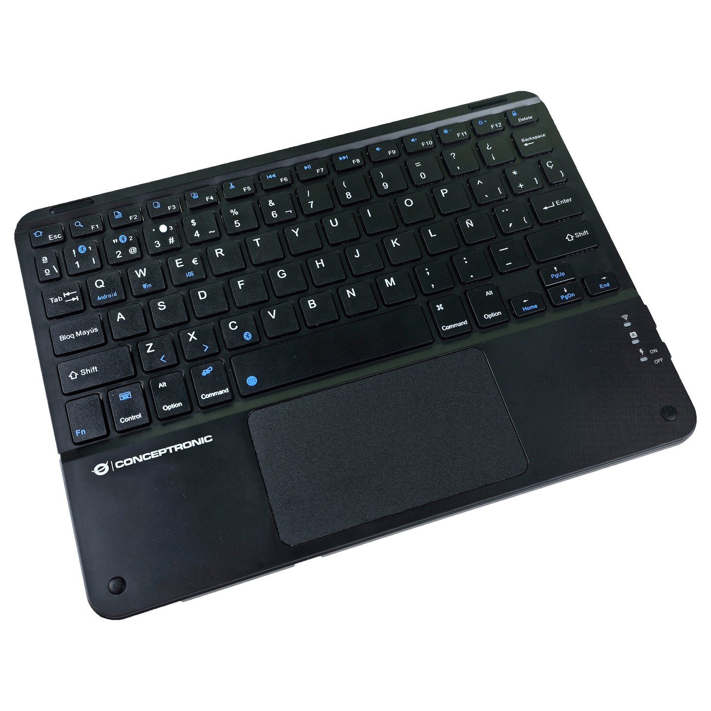CONCEPTRONIC Wireless Tastatur, Layout spanisch 10" schwarz