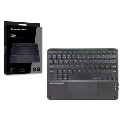 CONCEPTRONIC Wireless Tastatur, Layout spanisch 10" schwarz