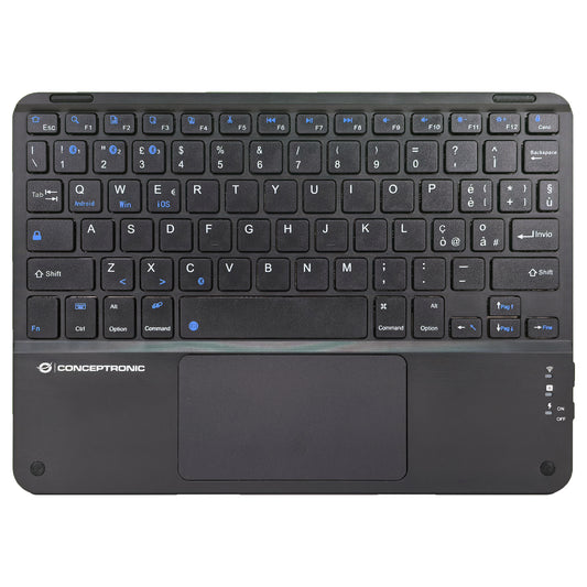 CONCEPTRONIC Wireless Tastatur, Layout italien. 10" schwarz