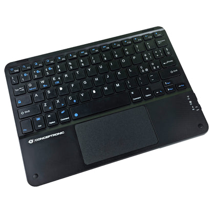 CONCEPTRONIC Wireless Tastatur, Layout italien. 10" schwarz