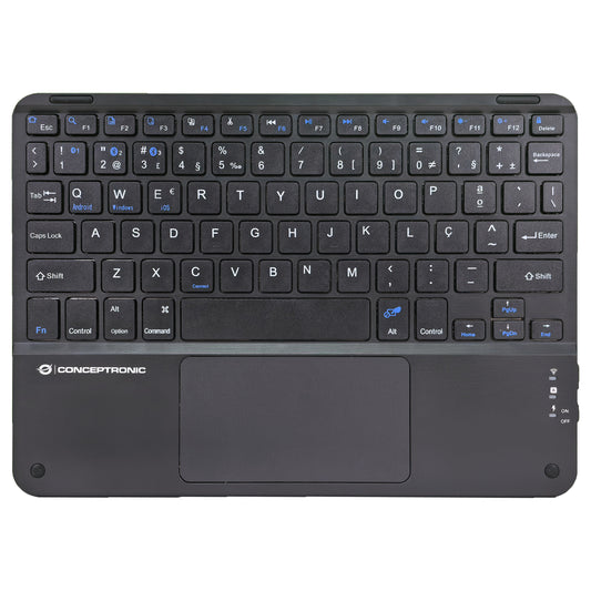 CONCEPTRONIC Wireless Tastatur, Layout portug. 10" schwarz