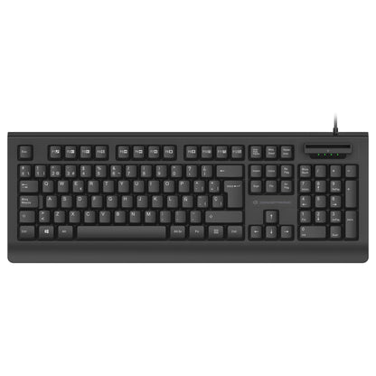 CONCEPTRONIC USB Tastatur,Smart ID-Kartenleser spanisch sw