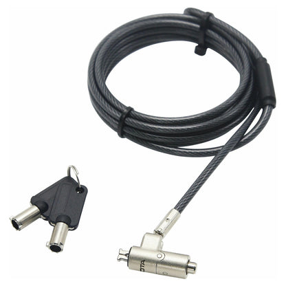 Dicota Security Cable Nano Lock Ultra Slim Keyed 2.5x6 mm slot black