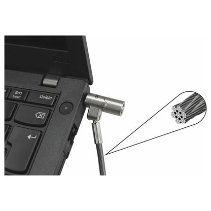 Dicota Security Cable Nano Lock Ultra Slim Keyed 2.5x6 mm slot black