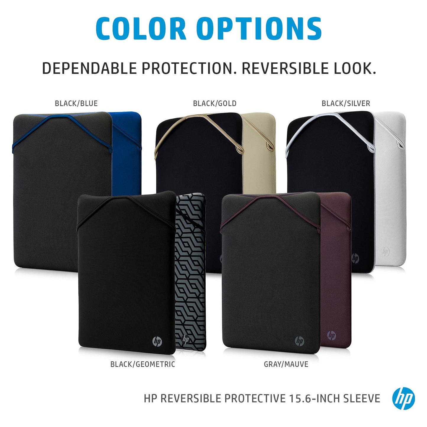 HP Reversible Protective 15.6" 2F2K5AA czarno-srebrny
