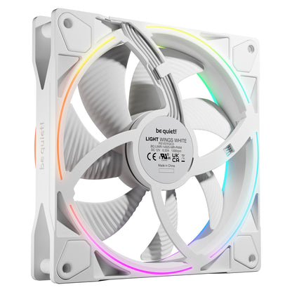 140mm be quiet! Lüfter 140*140*25 Light Wings PWM Reverse White