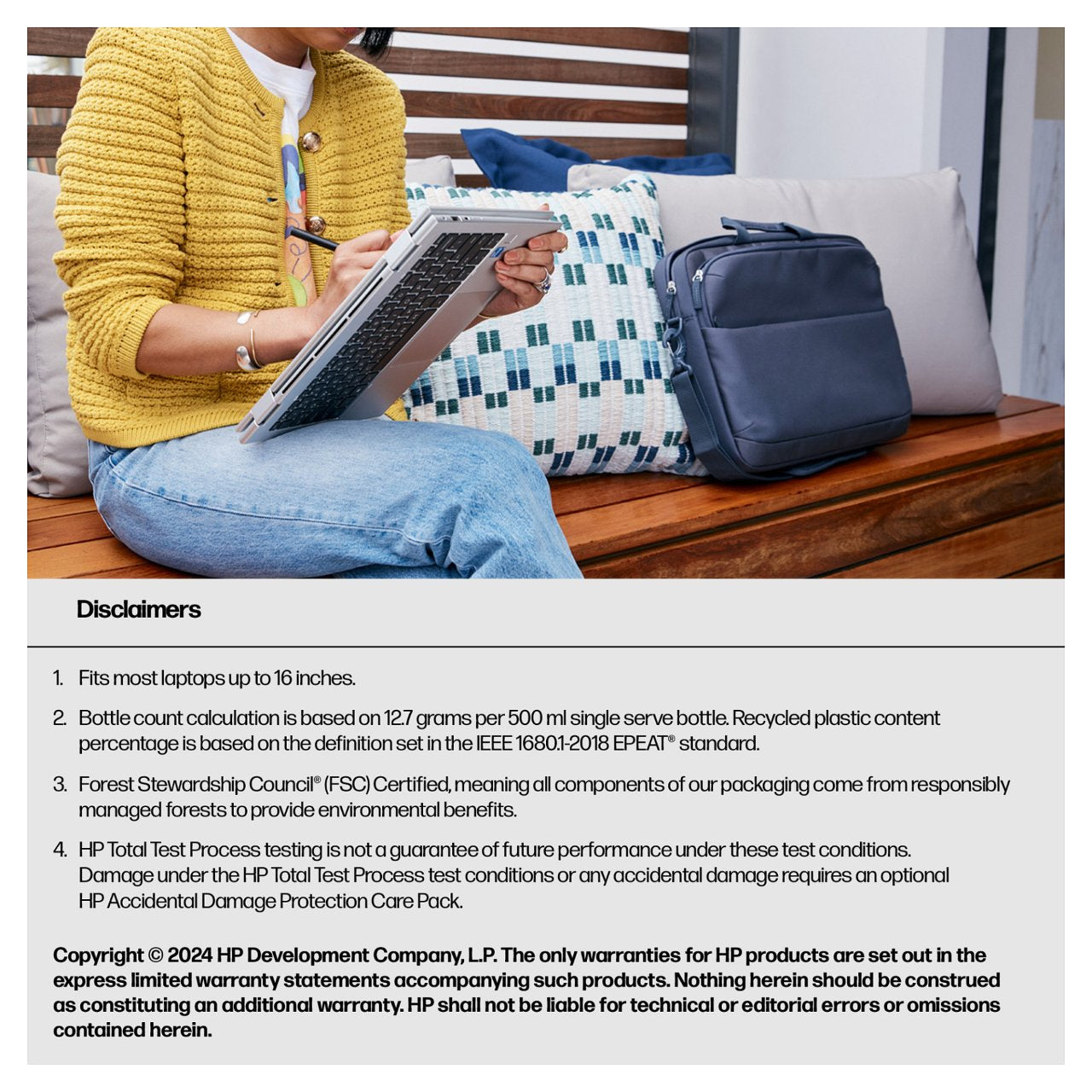 HP Everyday 16-inch Laptop Backpack Odyssey Grey