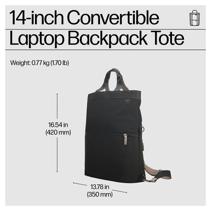 HP 14 Convertible Laptop Backpack Tote