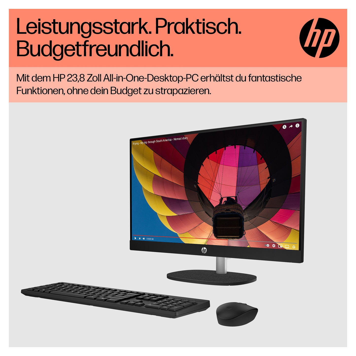 HP 24-cr0009ng All-in-One-PC 60,5 cm (23,8 Zoll)