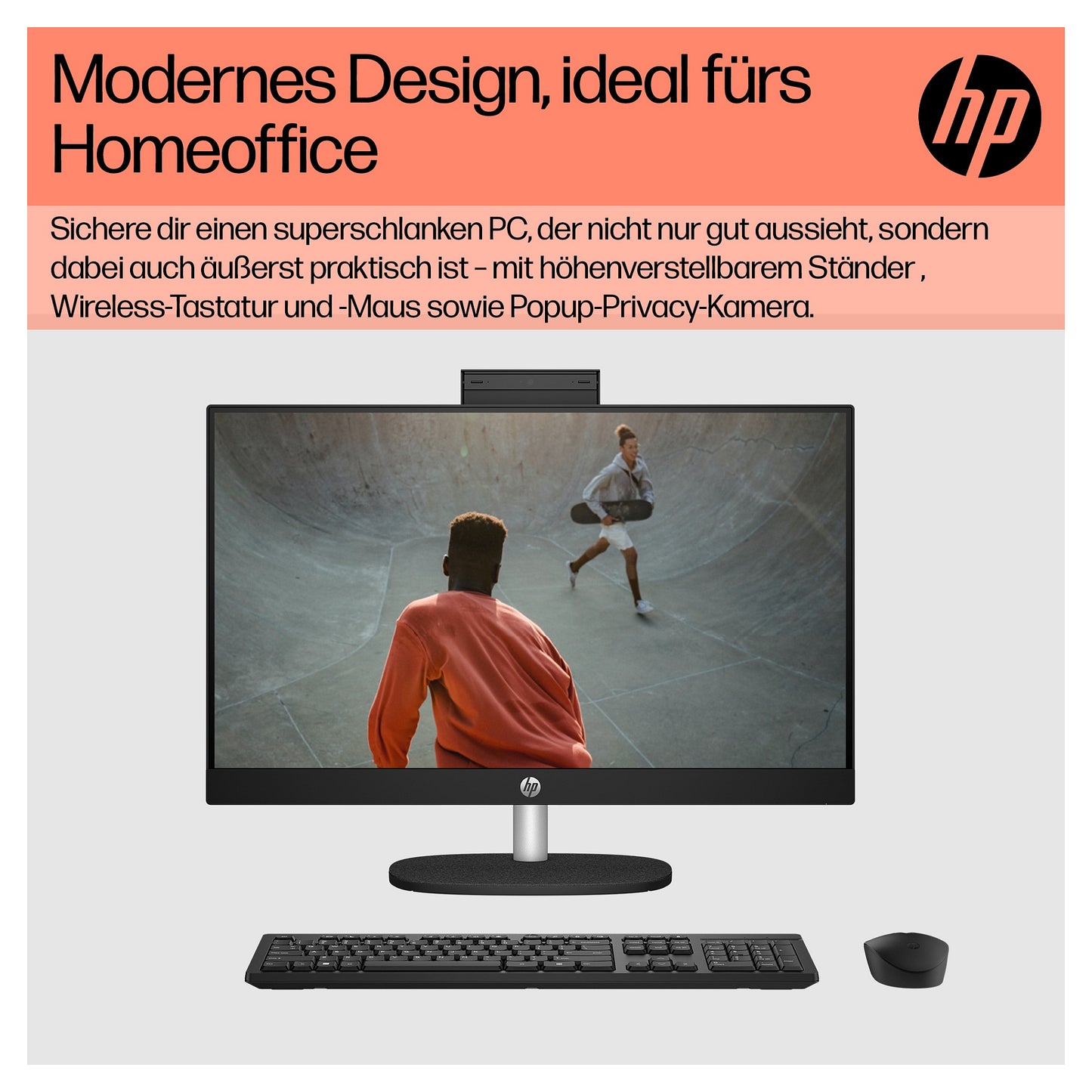 HP 24-cr0009ng All-in-One-PC 60,5 cm (23,8 Zoll)