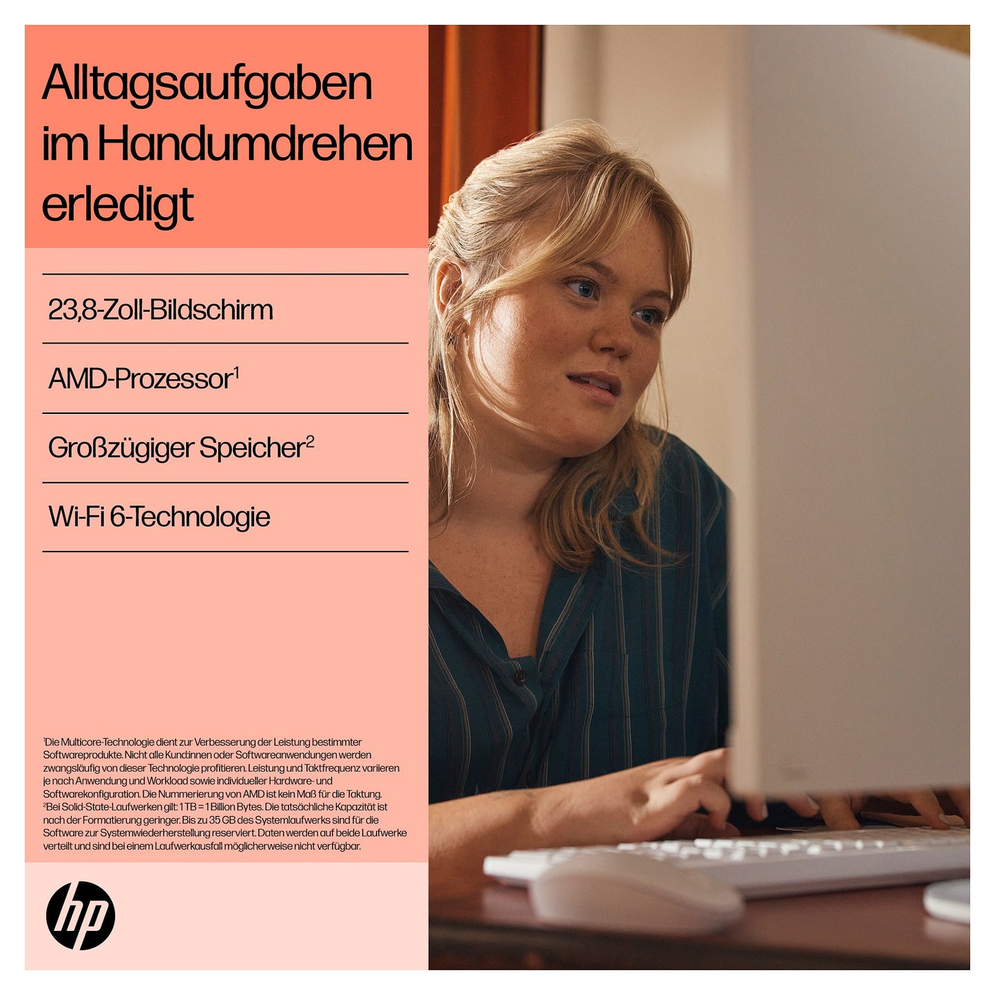 HP All-in-One 24-cr0006ng (wei, Windows 11 Home 64-Bit)