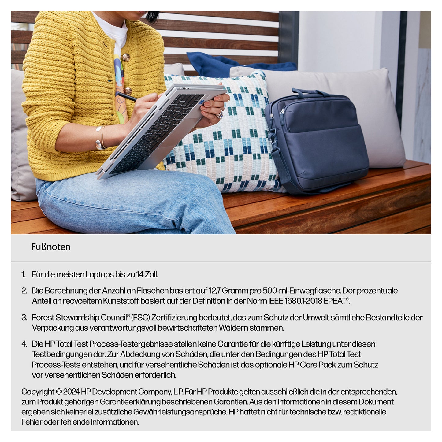 HP Evday 14 Odyssey Gray Laptop Bag