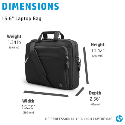 HP Laptoptasche Renew Business Kunstfaser schwarz 500S7AA bis 39.6 cm (15.6 Zoll)