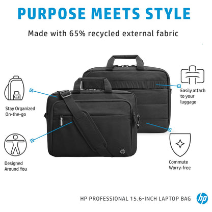 HP Laptoptasche Renew Business Kunstfaser schwarz 500S7AA bis 39.6 cm (15.6 Zoll)