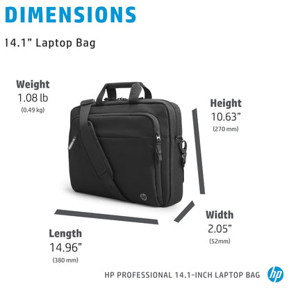 HP Laptoptasche Renew Business Kunstfaser schwarz 500S8AA bis 35.8 cm (14.1 Zoll)