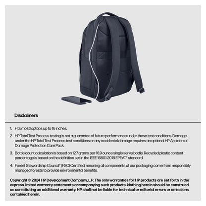 HP Everyday 40.64cm 16Zoll Odyssey Gray Laptop Backpack