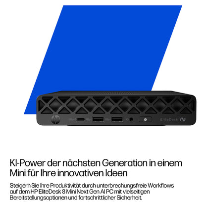 HP EliteDesk 8 Mini G1a AMD Ryzen AI 7 350 32GB 512GB/SSD W11P 1J Gar (DE)