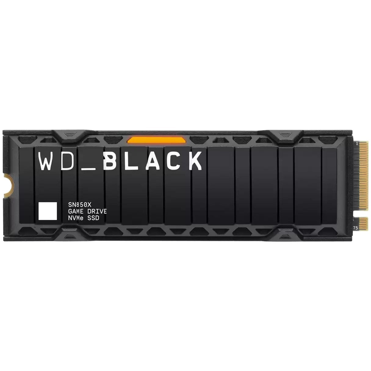 M.2 WD Black 2TB SN850X NVMe SSD Supremely Fast PCIe Gen4 x4 M.2 mit Khlkrper internal single-packed