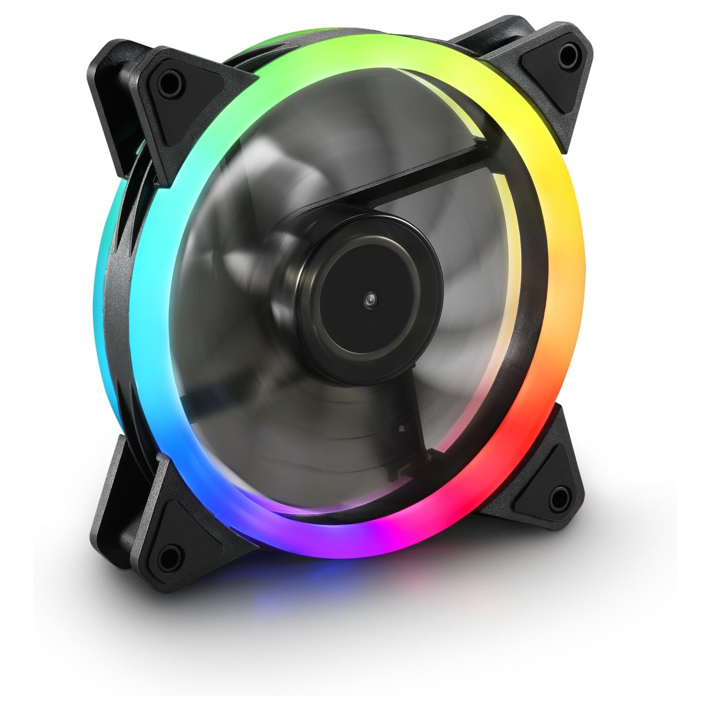 120mm Sharkoon SHARK Blades PWM RGB Fan (schwarz, 120 mm)