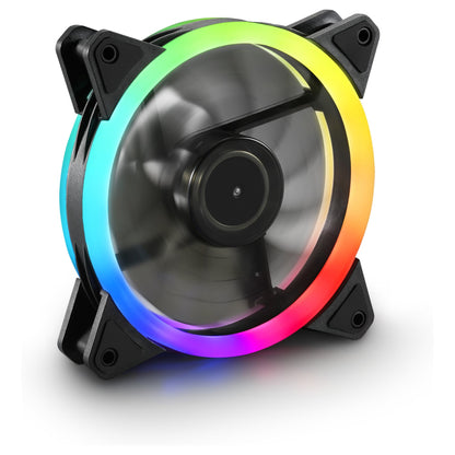 120mm Sharkoon SHARK Blades PWM RGB Fan (schwarz, 120 mm)
