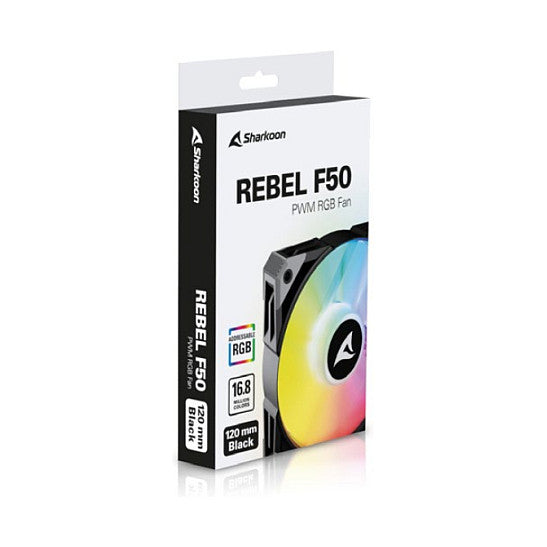 120mm Sharkoon Rebel F50 PWM Black