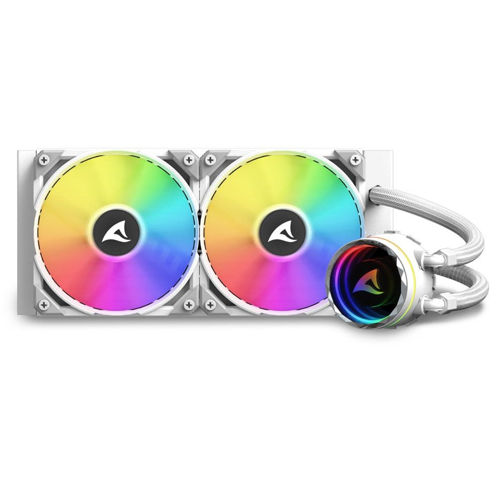 K Sharkoon S80 RGB White AIO 240mm White