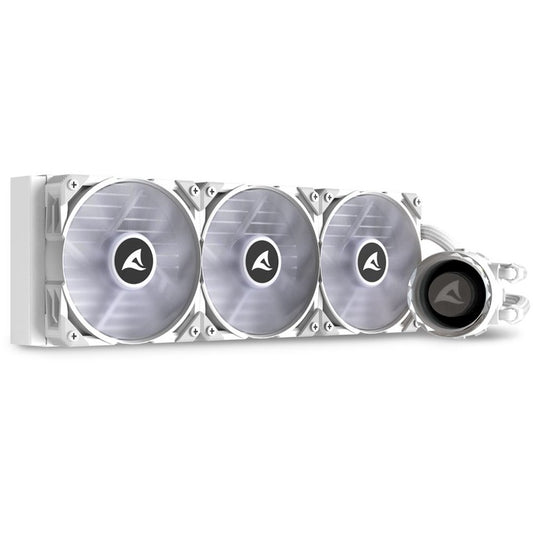 K Sharkoon S90 RGB White AIO 360mm White