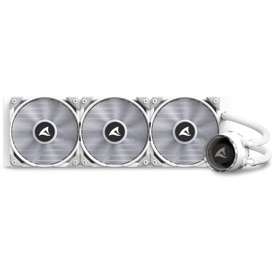K Sharkoon S90 RGB White AIO 360mm White