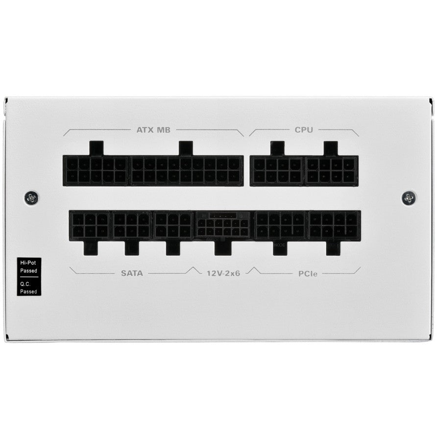 850W Sharkoon Rebel P20 850 White (wei, 1x 12 Pin High Power Anschluss, 4x PCIe, Kabelmanagement, 850 Watt)