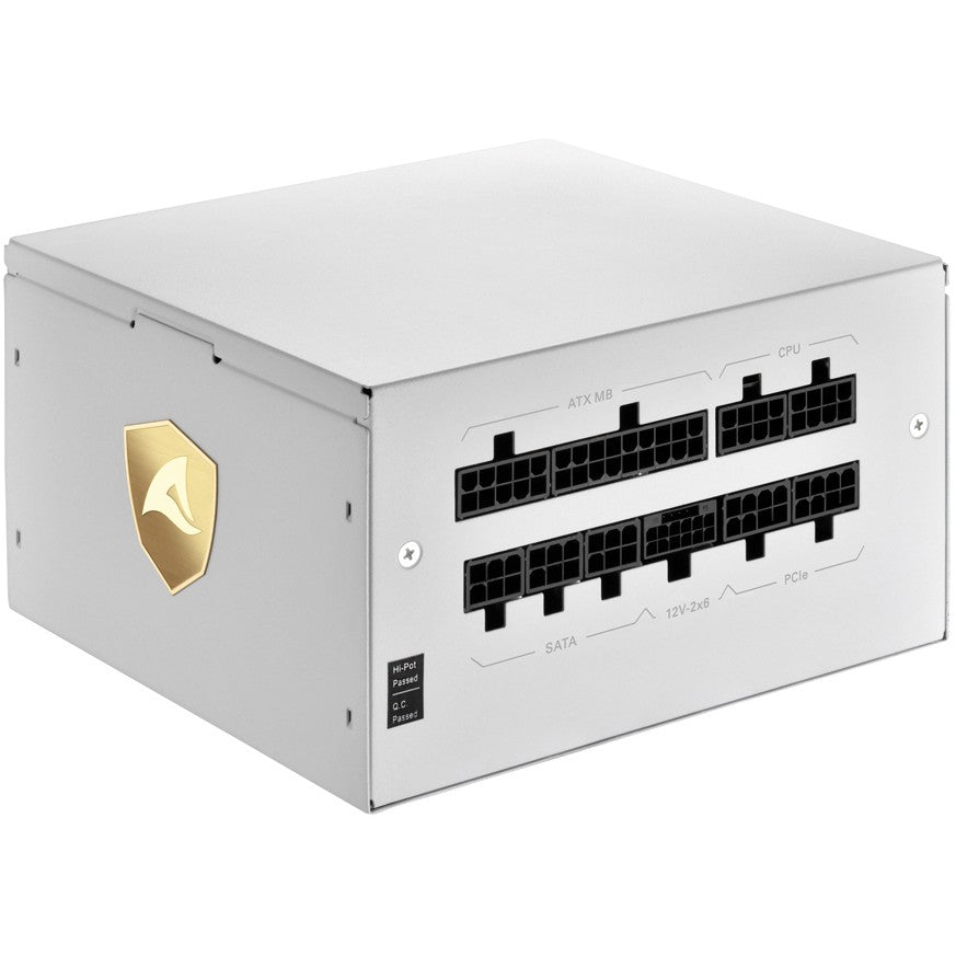 1200W Sharkoon Rebel P20 1200 White (wei, 1x 12 Pin High Power Anschluss, 4x PCIe, Kabelmanagement, 1200 Watt)