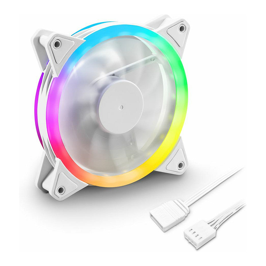 120mm Sharkoon SHARK Blades PWM RGB Fan White
