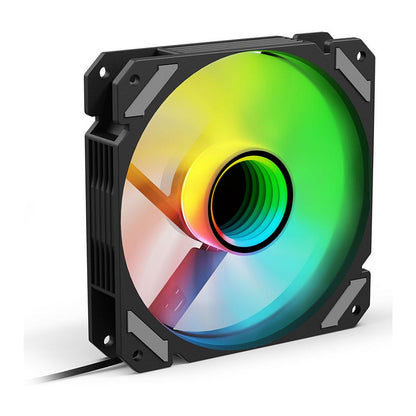 120mmSharkoon SHARK Mirror RGB PWM REVERSE Black