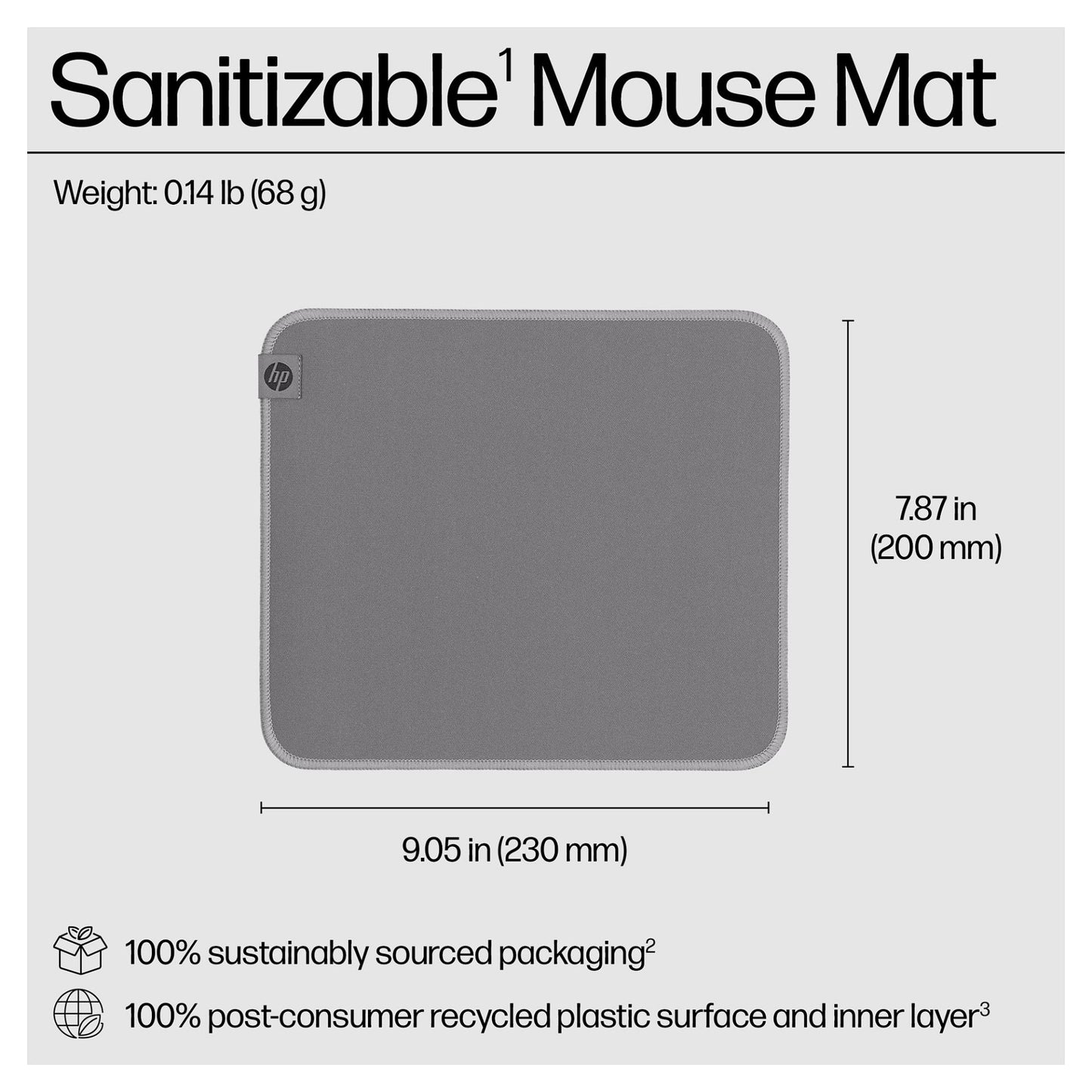 HP 100 Sanitizable Mouse Pad (P)