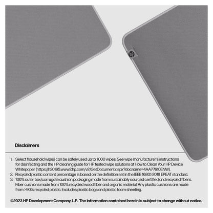 HP 200 Sanitizable Desk Mat (P)