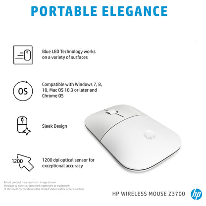HP Z3700 Ceramic Wireless Mouse (P)