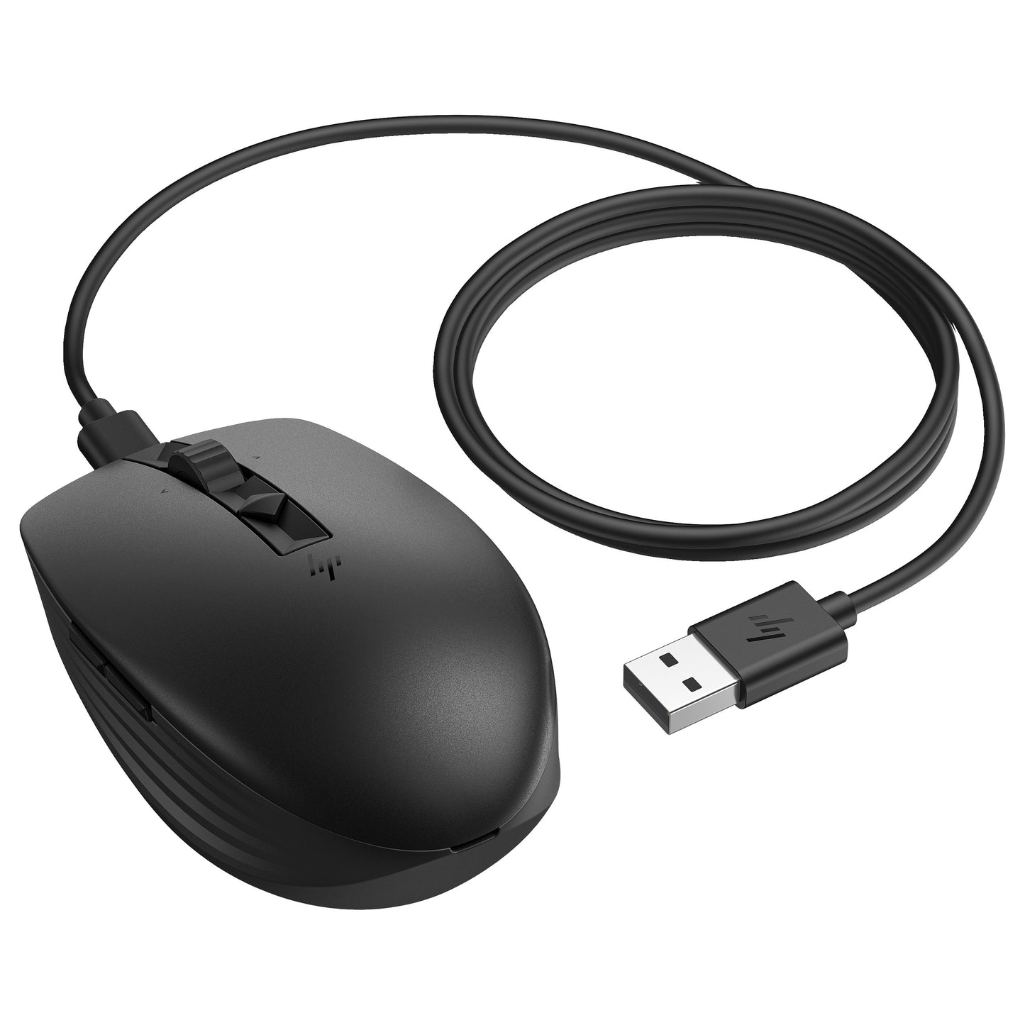 HP Maus 710 Kabellos BT/USB-A/C-Empfänger 7 Tasten Schwarz
