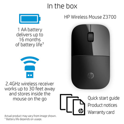 HP Maus Z3700 kabellos schwarz