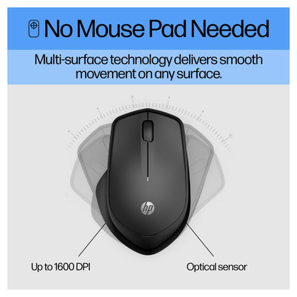 HP 280 Silent Maus kabellos schwarz