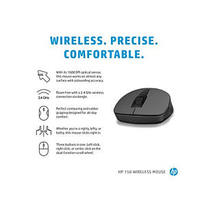HP 150 Maus kabellos schwarz