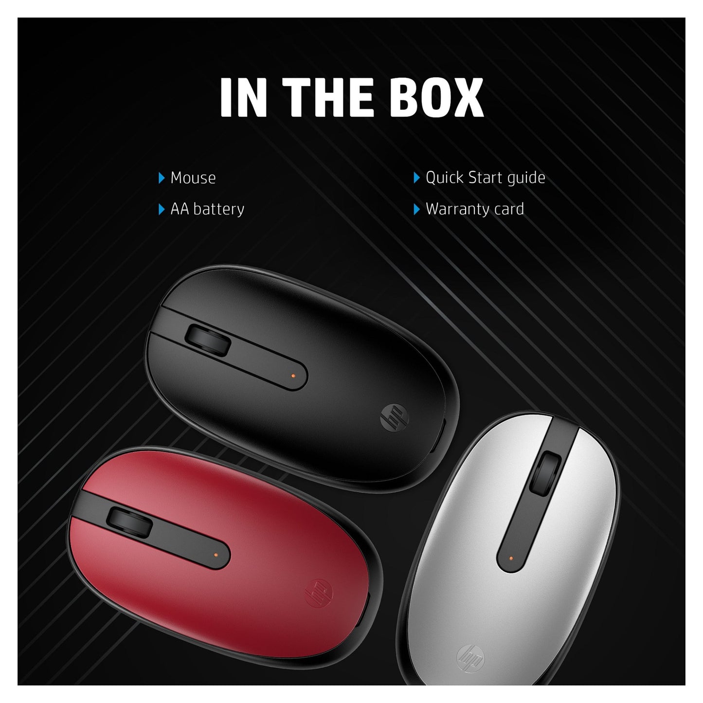 HP 240 Maus kabellos rot