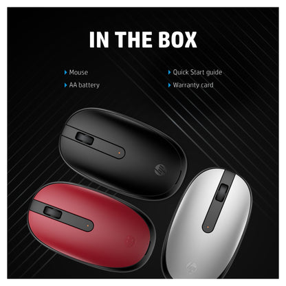 HP 240 Maus kabellos rot