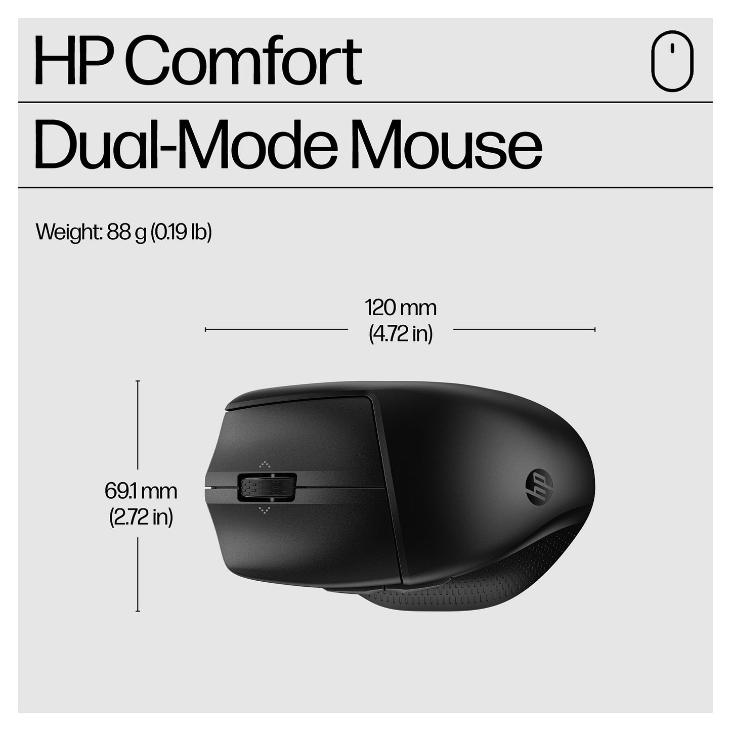 HP 685 Comfort Dual-Mode Mouse