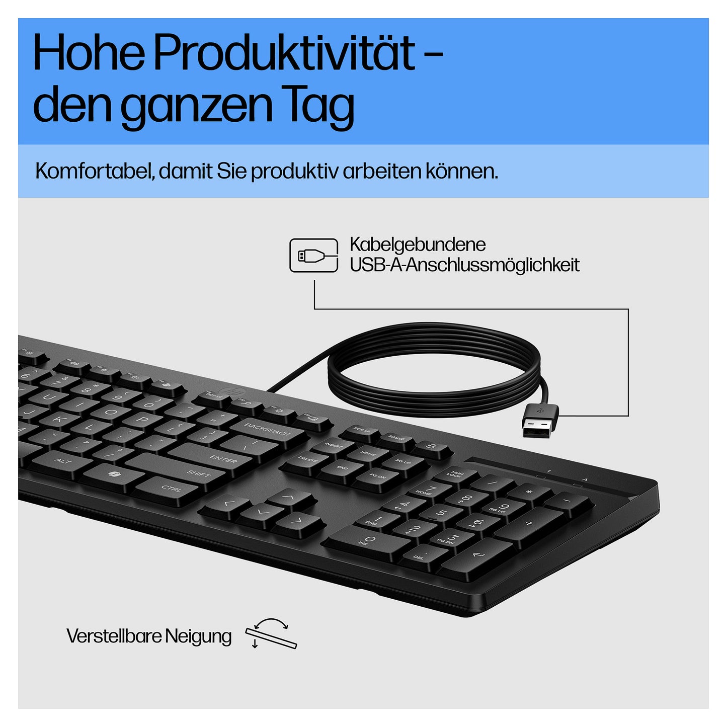 HP 125 G2 USB WD KEYBOARD