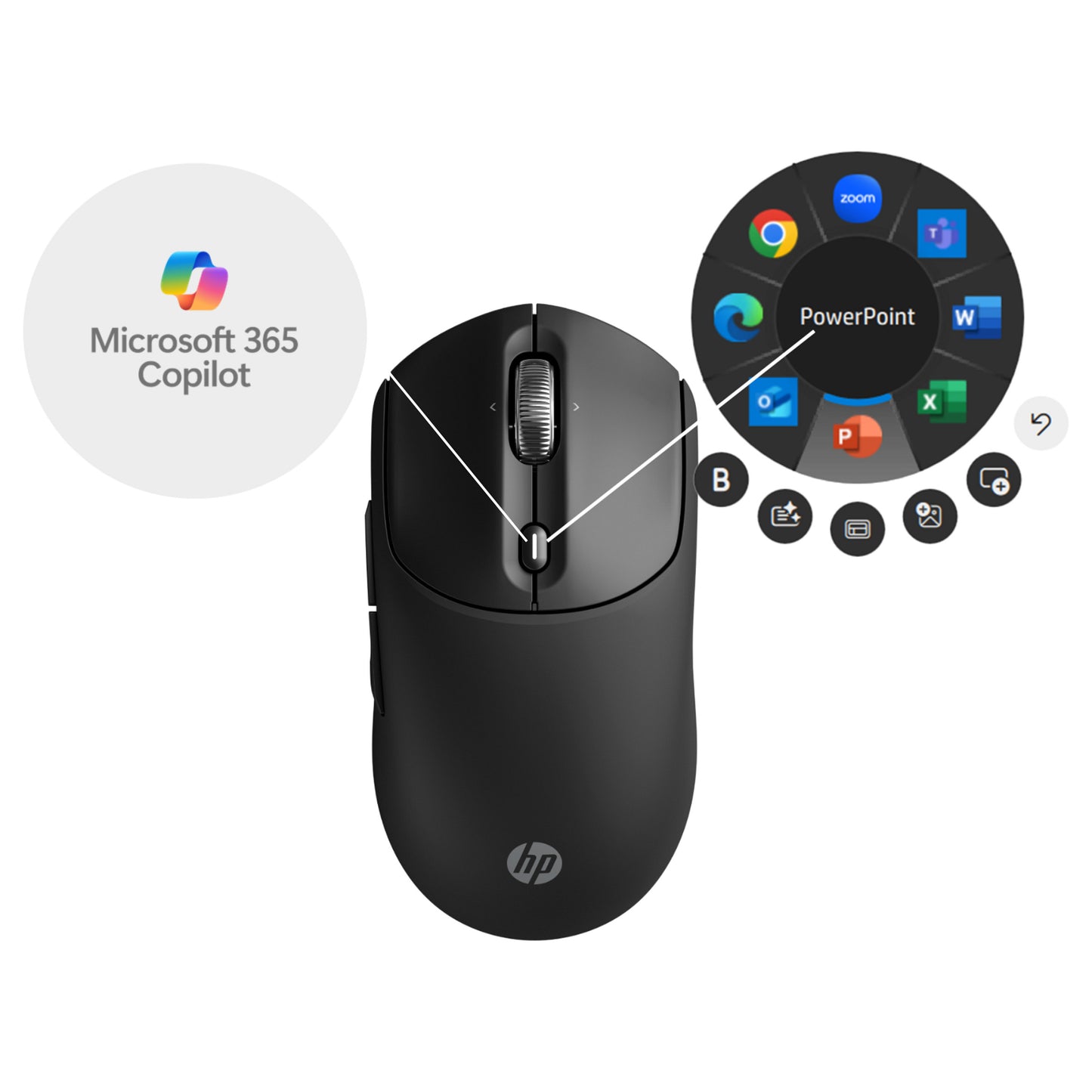 HP 700 Rechargeable Wireless Mouse (P)