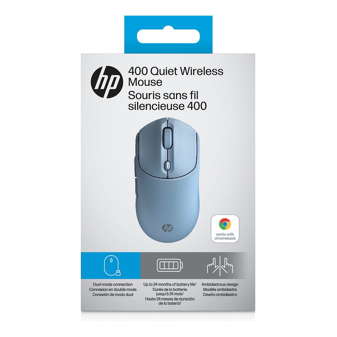 HP 400 Quiet Blue Wireless Mouse EURO (P)