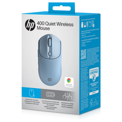 HP 400 Quiet Blue Wireless Mouse EURO (P)
