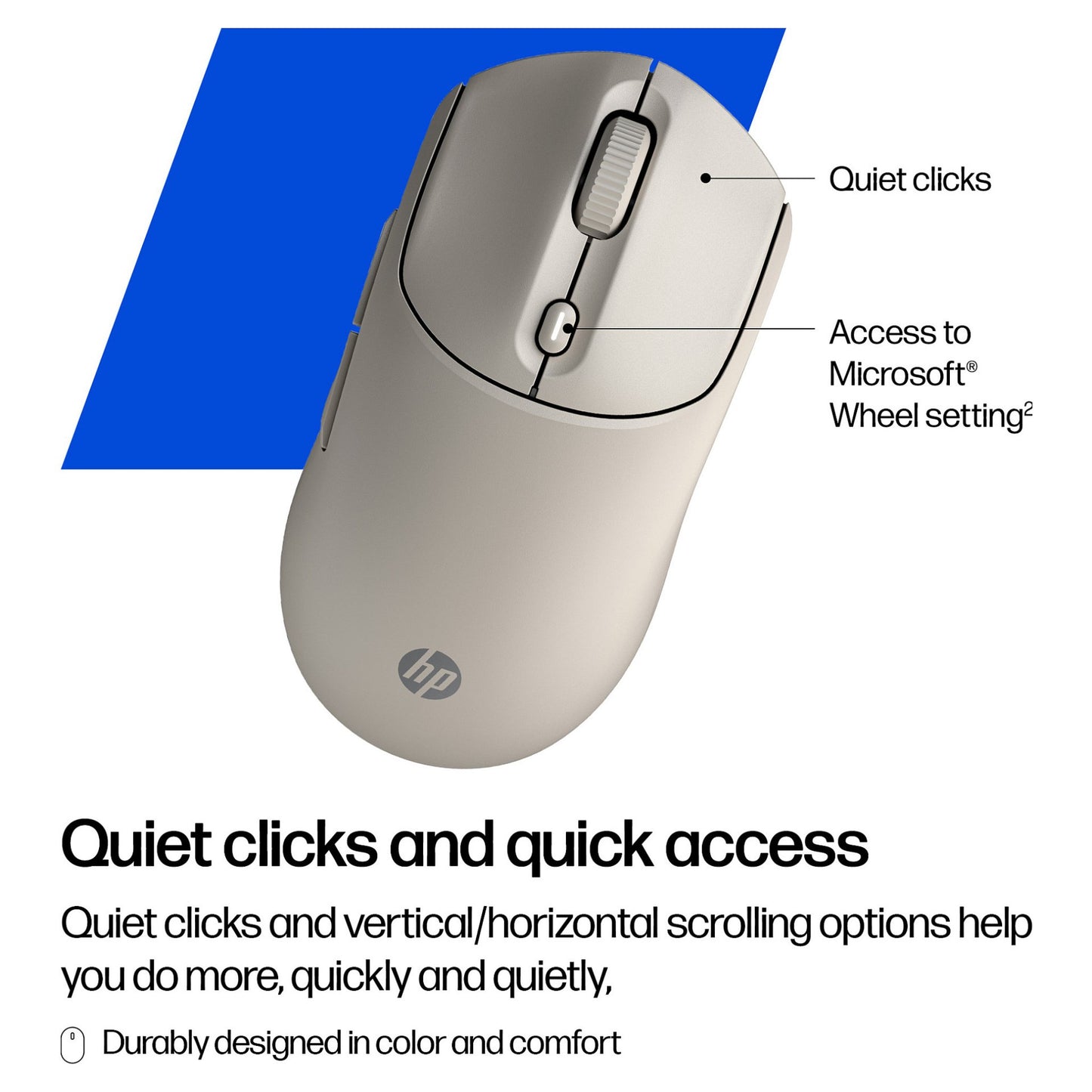 HP 400 Quiet Maple Wireless Mouse EURO (P)