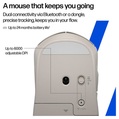 HP 400 Quiet Maple Wireless Mouse EURO (P)