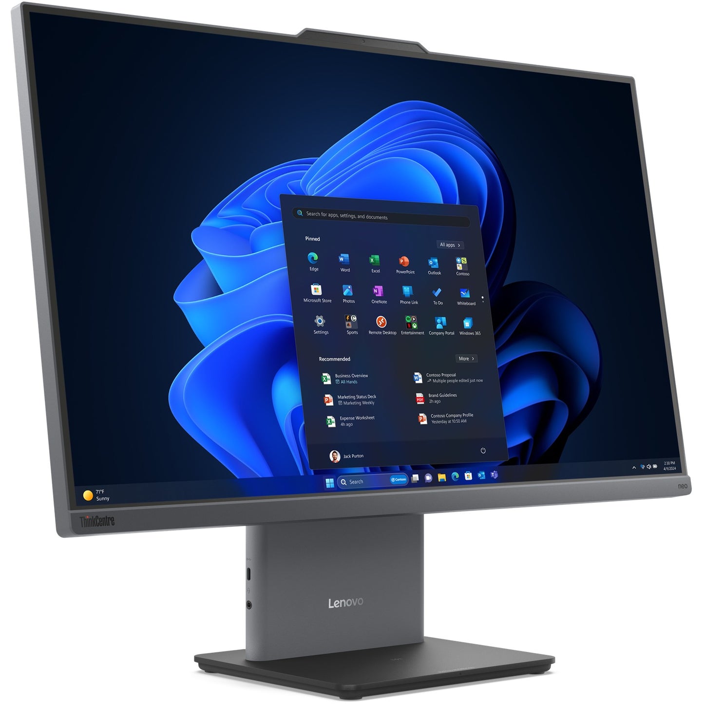 AIO Lenovo ThinkCentre Neo55a-24 G6 23.8" R5 220 16/512 FHD W11P