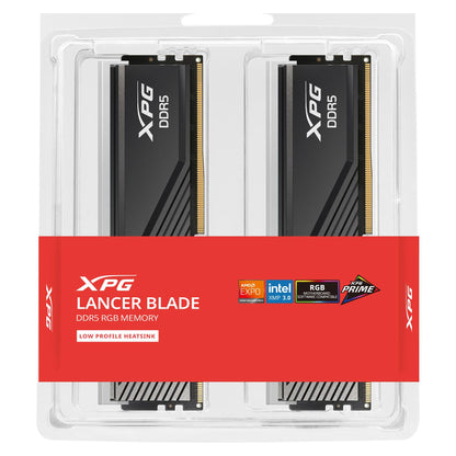 32 GB ADATA DIMM 6000 (2x 16 GB) Dual-Kit (schwarz, AX5U6000C3016G-DTLABRBK, XPG Lancer Blade RGB, INTEL XMP, AMD EXPO)